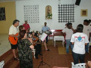 Praise & Worship with a  Church Youth Group - St. Lucia
