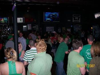 Finn McCool's on St. Patrick's Day. What a party!!
