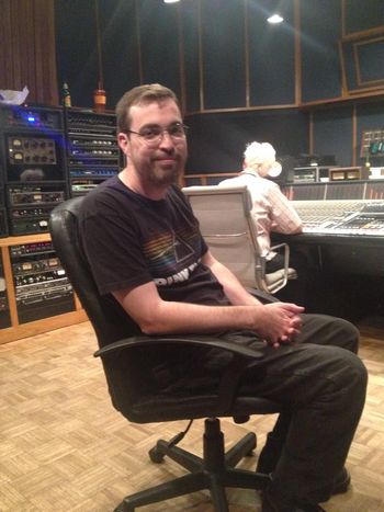 Mixing with John Hampton at Ardent Studios in Memphis, 2014
