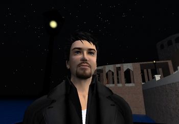 Matthew Perreault in Second Life, 2009
