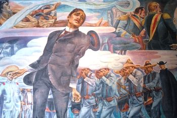 Rizal is the national hero of the Philippines. He was killed by the Spanish soldiers because he wanted freedom for his country. Who is our Cambodian national hero? there is no celebration like for Riz
