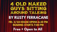 4 Old Naked Guys Sitting Around Talking