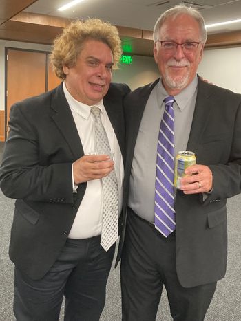 with Howard Alden at OFAM Festival, Eugene, OR
