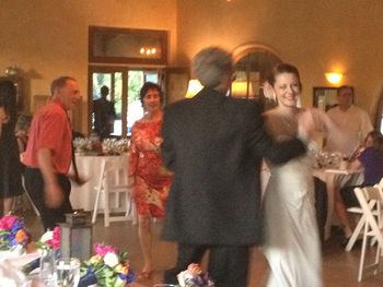 Christa and her uncle "cut a rug"!
