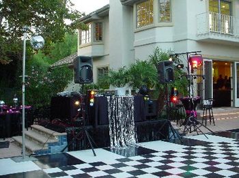 70's Disco Fever Party - Pre Event set up

