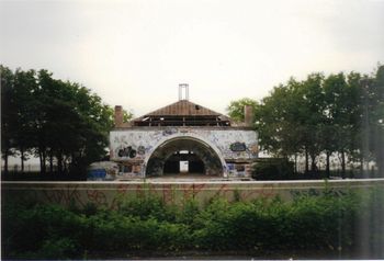 Before renovations, the decrepit Lower Eastside amphitheater, 1963 - Present.
