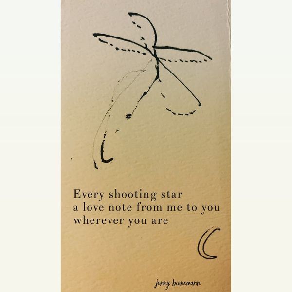 Every Shooting Star Greeting Card