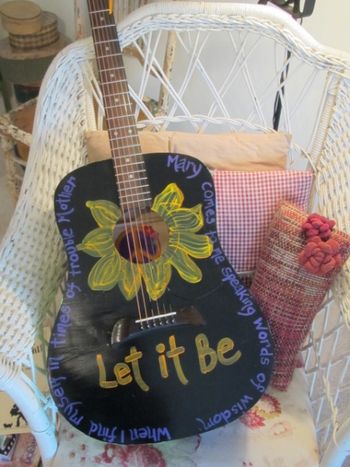 Designed by a friend, my Let It Be guitar.
