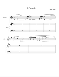 Sonata para Clarinete y Piano︱Darian Stavans