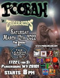 ARENA at the TLR presents POOBAH plus Triceratops 