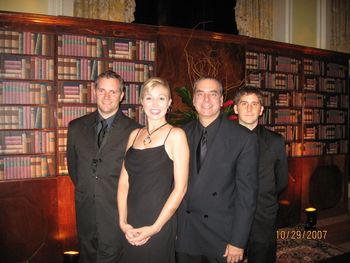 Jeff Taylor Quartet (from left to right)  John Michalak, Adriana Samargia, Jeff Taylor, Pete Wallace
