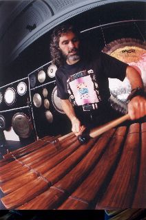 Tony Vacca gets down on his balafon
