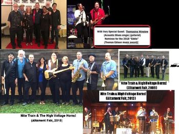 Altamont Fair Nite Train and High Voltage Horns wsg Thomasina Winslow
