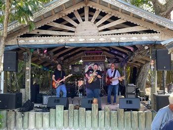 The band and I at Earl's in Sebastian Fl
