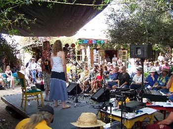 Enjoying the crowd: Tucson Folk Festival 2009
