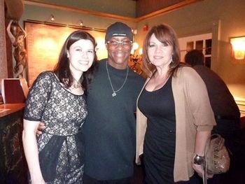 My mom and I with drummer, Sonny Emory
