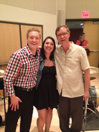 Anthony and Gordon with his lovely wife, Gina at ZMF 2015.