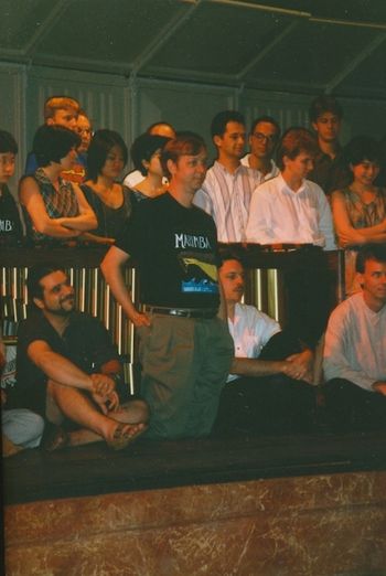 Stevens-1995 again.  To my left is my buddy Dan Pancaldi.  Two to my right is Chris Norton.  You will also see a young Eric Sammut behind me.
