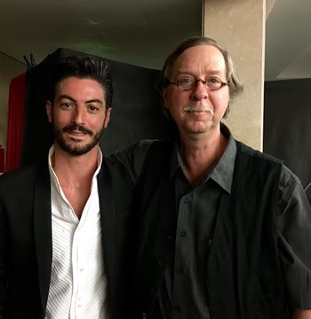 Gordon with Claudio Santangelo.
