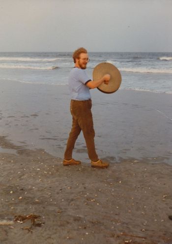 Phil Shipley - my great friend and principal percussionist in the Columbus Symphony-practicing La Mer!
