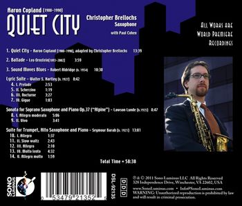 Quiet City CD back
