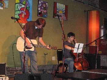 Performing "Long Enough" 07-31-07 w/ Aaron Sprecher on cello
