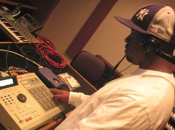 Prov in the studio working on A Common Man's Opus.
