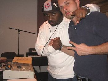 Prov in the studio working on Never Quit w/ JDub (pictured here).

