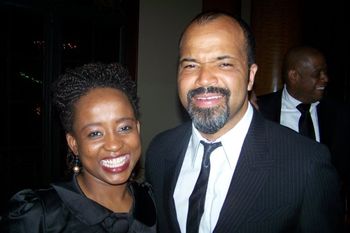 Jeffrey Wright: Actor Anna with actor Jeffrey Wright
