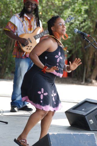 At The National Cherry Blossom festival
