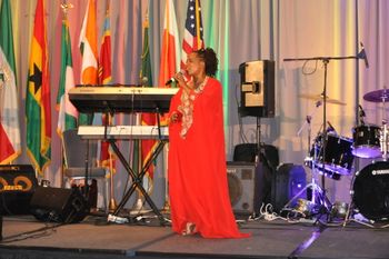 Anna performing for Africa Day Gala 2016
