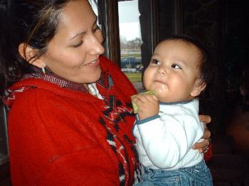 Me n the cutest Yakama Baby Boi ever, sharing a moment.
