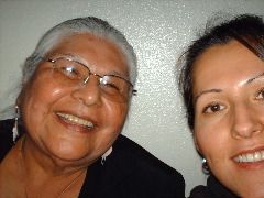 Some Yakama Babe & Me(in the pool room at Eagles Hall)

