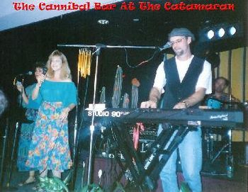 L to R: Candy Silva, Rachel Drexler, Cain, Gary Johnson on drums
