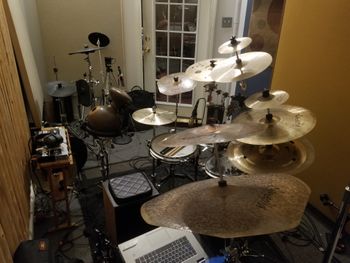 My setup for Side Show Gypsy's LIVE Recording Sessions 4 of 6
