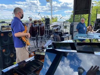 Photo 3 of 9 Michael Benedict & JazzVIBES at 2021 Albany Jazz Festival: Michael Lawrence - Upright & Electric Bass
