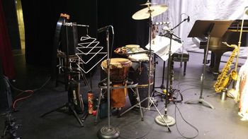 Diverse and dynamic setup I used to perform and record for the incredible poet: Paul Pines and the remarkable composer: Catherine Reid 4 of 5
