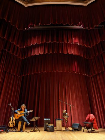 Recital Hall at SUNY Albany for Flamenco Concert with Maria Z La Nina and myself 2 of 5
