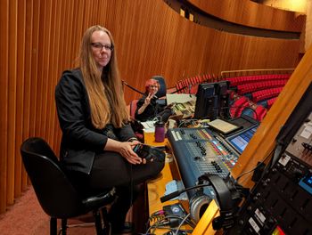 At The Egg with Ellen Sinopoli Dance Company and Maria Zemantauski for the World Premier of "Standing Last" with original music by Maria Z and Myself entitled "backscattering" 1 of 16 Stephanie our Audio Goddess
