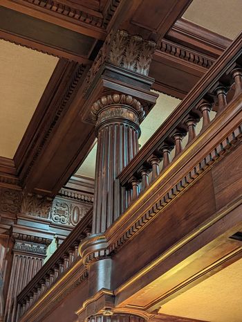 Heard at Mohonk Mountain House 22 of 48 Architectural Elements in Parlor Balcony
