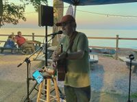 Steve Madewell at the amazing Driftwood Point Tavern