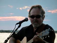 Steve Madewell, Martin Koop, and RB Stone Kelly's Island Songwriters in the Round