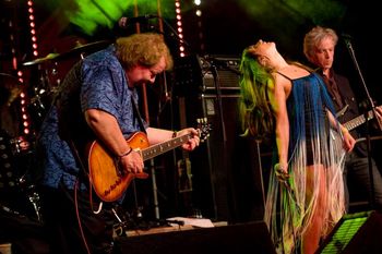On stage with Bernie Marsden at Maryport Blues Festival, Jul 2013 Photo by Tony Winfield
