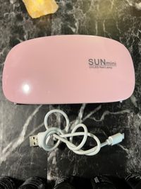 SUN Mini UV LED Nail Lamp, Portable Gel Light Mouse Shape Pocket Size Nail Dryer