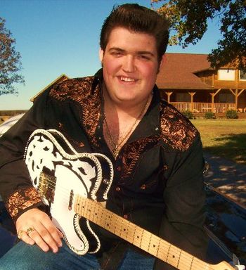 Matt Reeves with his new Waylon Tele.
