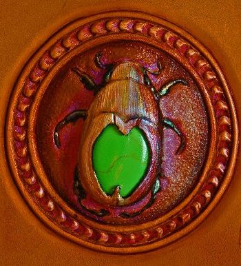 "The Jeweled Scarab" Origanal Drawing by Bob Beard
