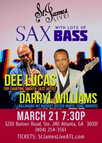 Dee Lucas with special guest Darryl Williams