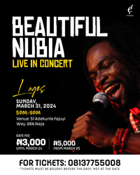 Beautiful Nubia Live in Lagos!