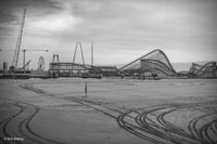 Boardwalk Amusements, Wildwood, New Jersey, "14" x 20", photographic metal print