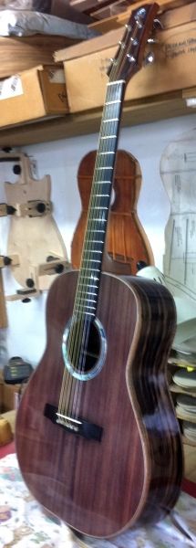 Sinker Redwood top and Macassar Ebony sides and back
